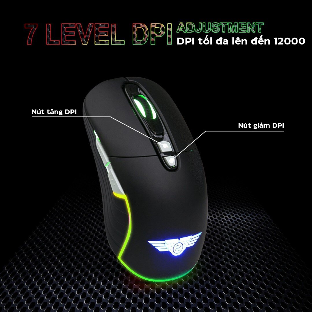 Chuột Gaming không dây Newmen WGX6