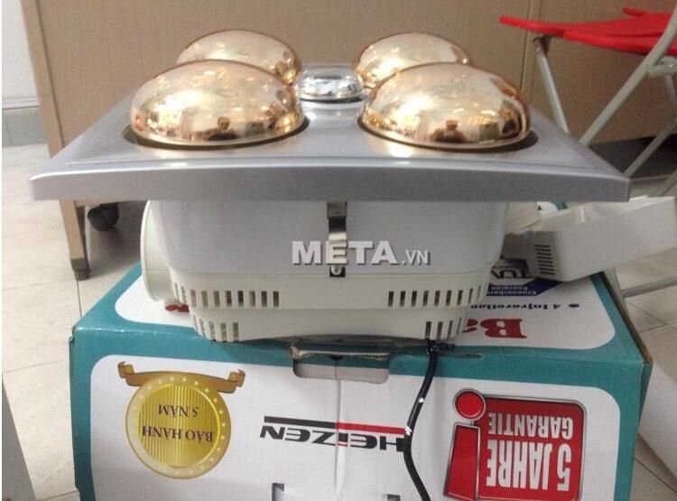 Đèn sưởi âm trần Heizen có điều khiển HE4B-R