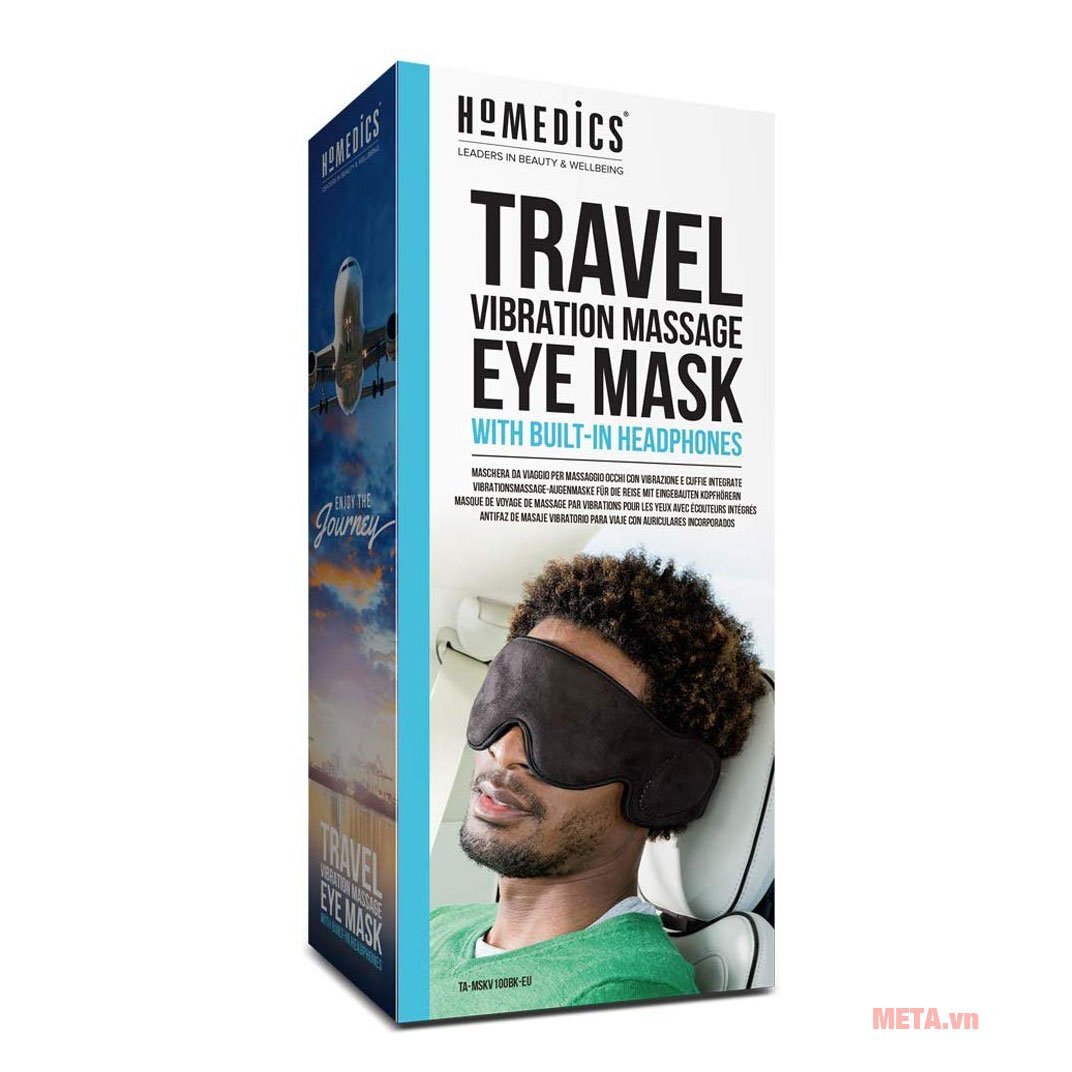 Hộp đựng máy massage mắt Homedics TA-MSKV100BK-EU
