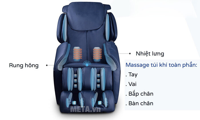Ghế massage toàn thân Maxcare Max-616 Plus