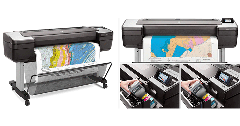 Máy in màu khổ lớn HP DesignJet T1708 44 inch (1VD83A) 