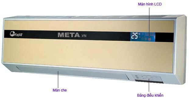 Máy sưởi điều hòa Ceramic treo tường FujiE CH-2500