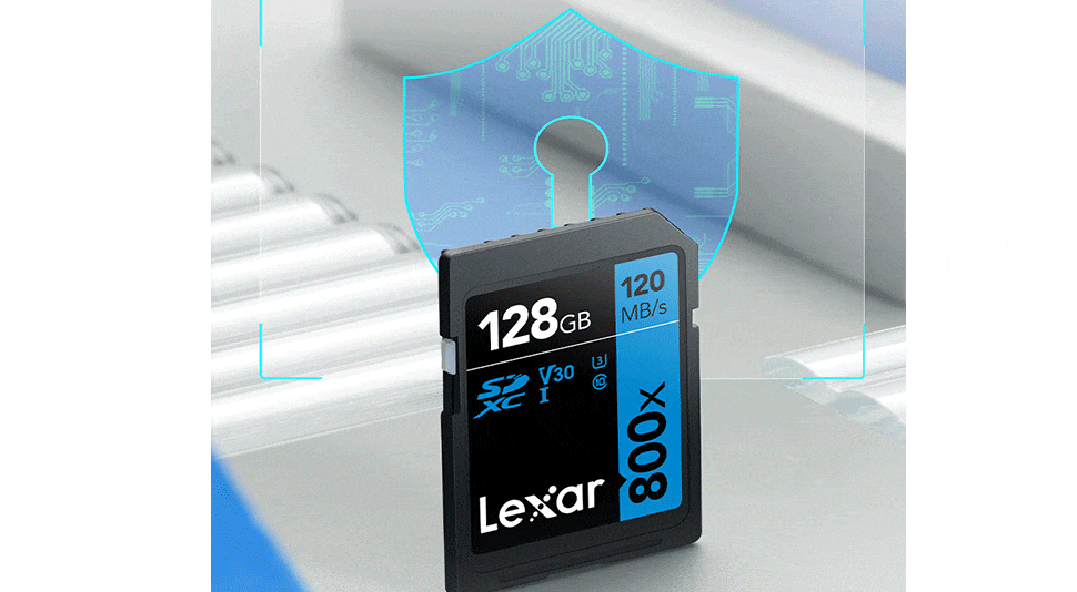 Thẻ nhớ SD Lexar Professional 800x SDXC V30 128Gb