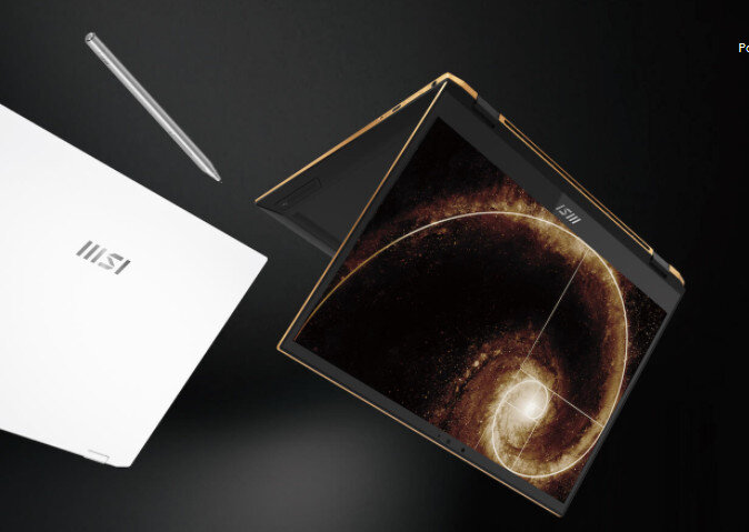 Laptop MSI Summit E13 Flip Evo A11MT 211VN (I7-1185G7/ 16GB/ 1TB SSD/ 13.4FHD Touch/ VGA ON/ Win 10/ Đen/ Túi/ Pen)