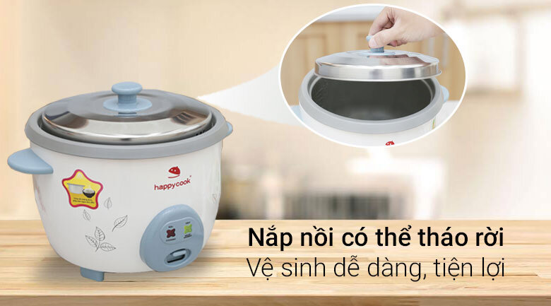 Nồi cơm điện Happycook 1.8 lít HCD-180