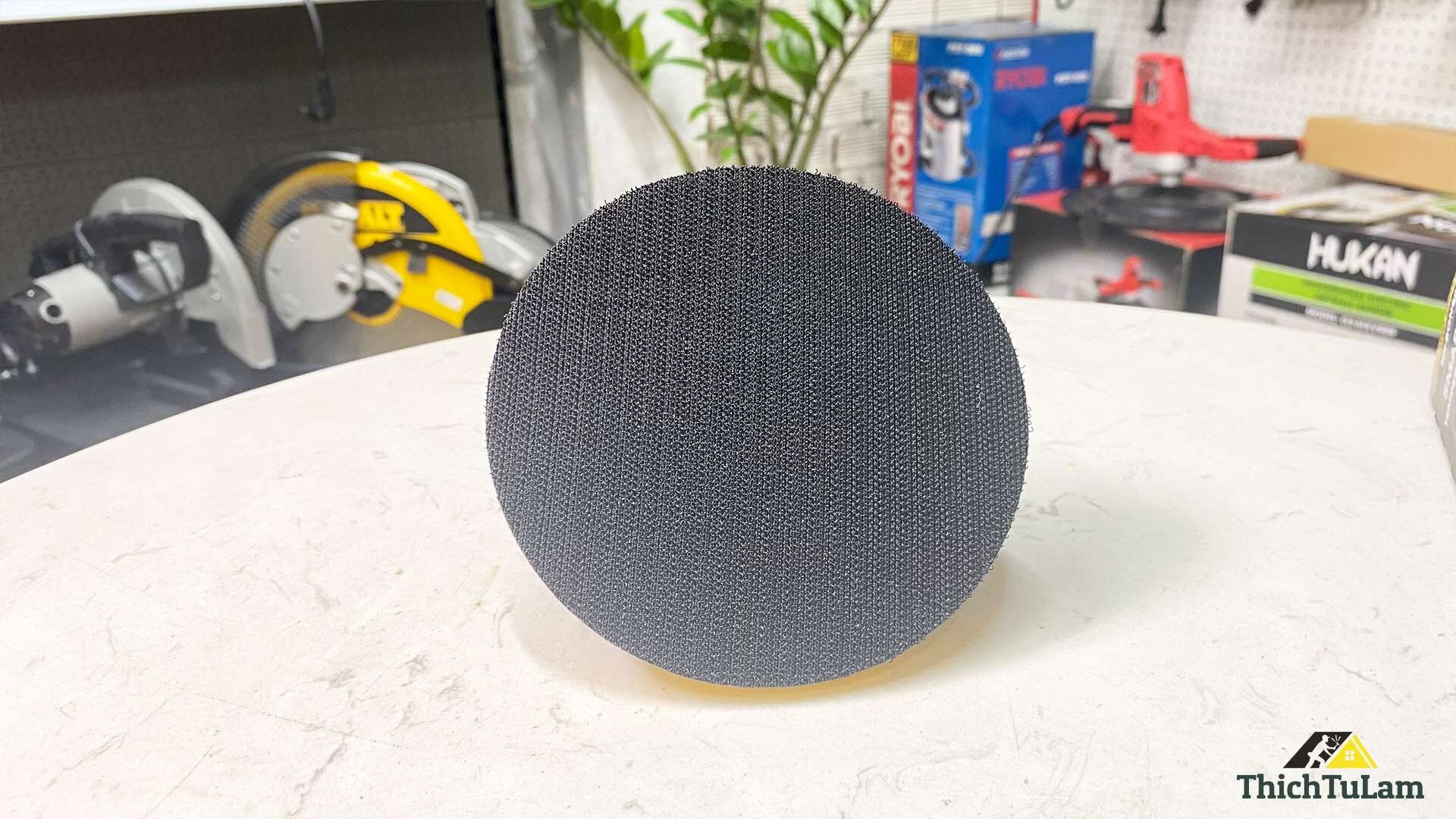 Miếng chà đệm cao su Không đai ốc 115mm Tolsen 77260