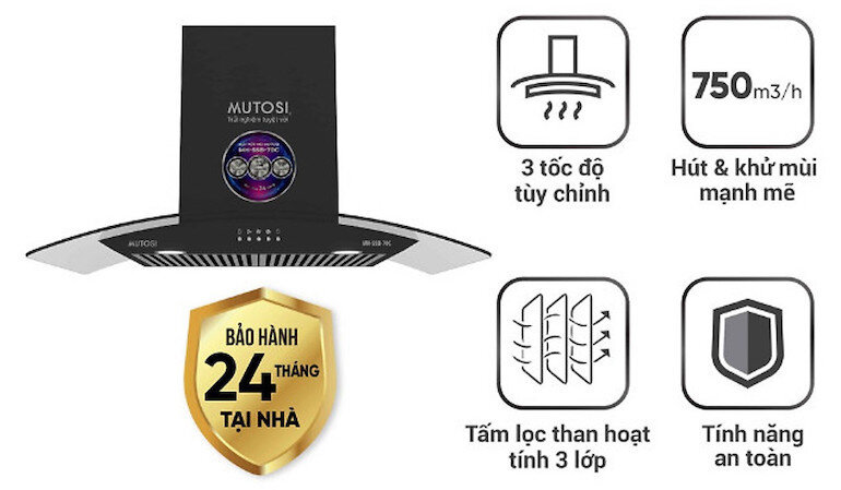 Máy hút mùi Mutosi MH-55B-70C