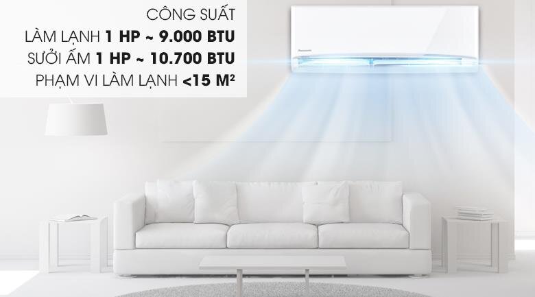 Điều hòa Panasonic 2 chiều Inverter CS-YZ9UKH-8 9.000BTU