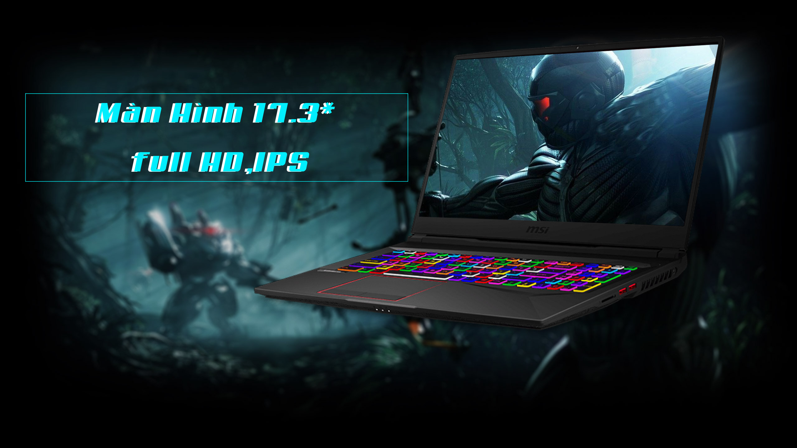 Laptop MSI GE75 Raider 9SE 688VN (Black)- 144Hz/RTX2060 6GB