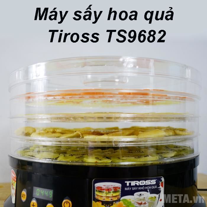 Máy sấy hoa quả, thực phẩm đa năng Tiross TS9682 Máy sấy hoa quả, thực phẩm đa năng Tiross TS9682