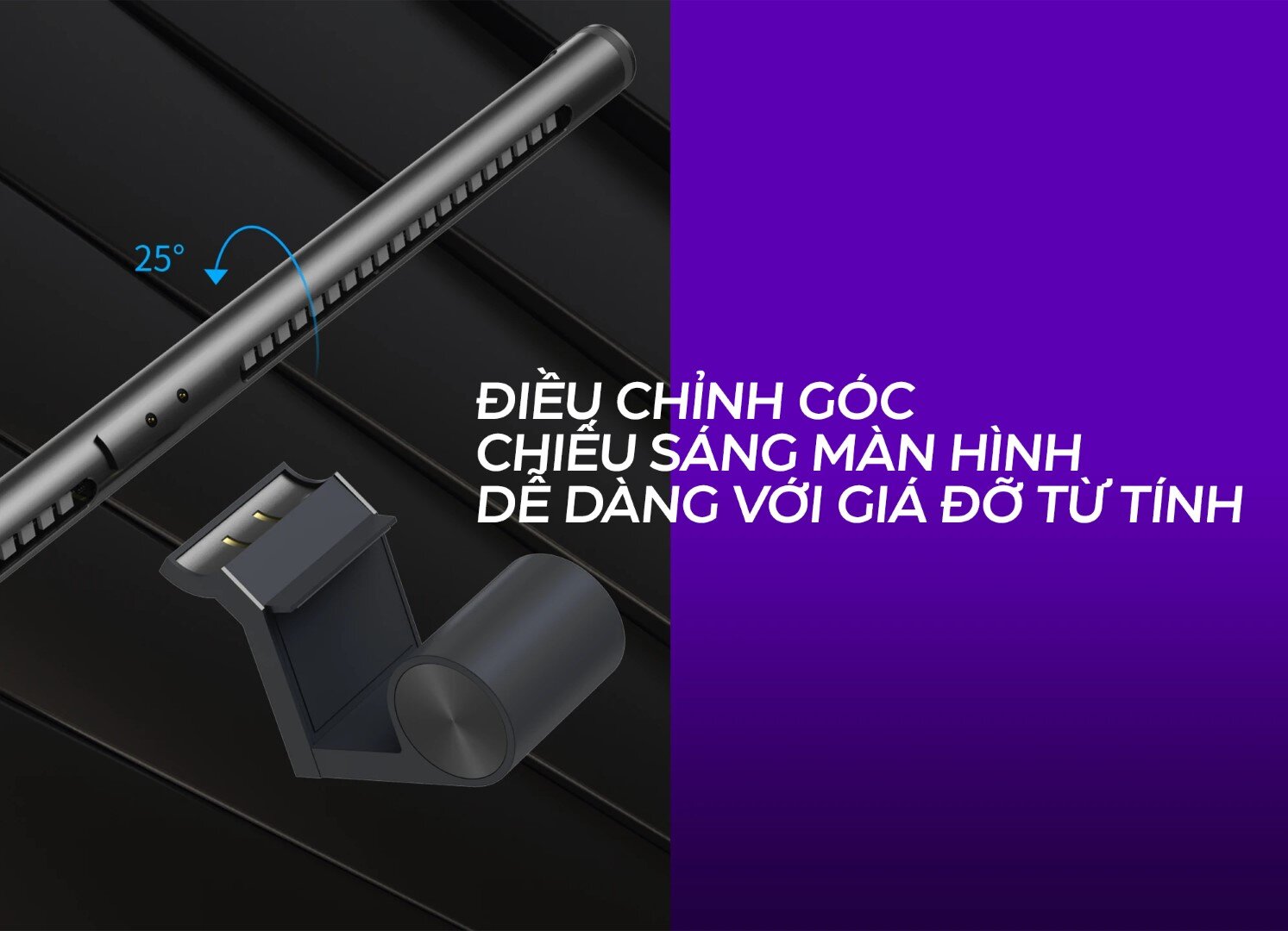 Đèn treo màn hình thông minh Yeelight Light Bar Pro - Màu đen - Phiên bản US (Flagship Edition)