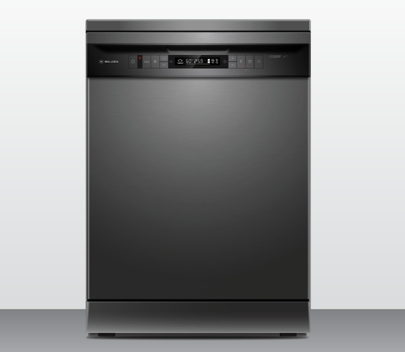 Máy rửa bát Malloca WQP12-7635BS sở hữu thiết kế độc lập