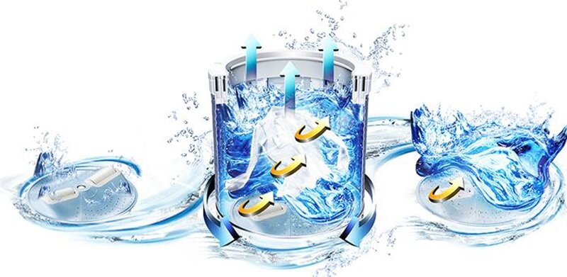 Máy Giặt Aqua Inverter 9 Kg AQW-D901AT N vệ sinh lồng giặt