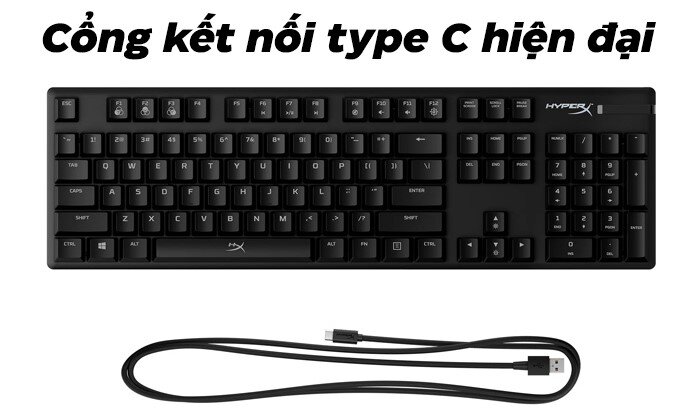Bàn phím Cơ Gaming HP HyperX Alloy Origins - Blue Switch (PBT Edition)_639N4AA