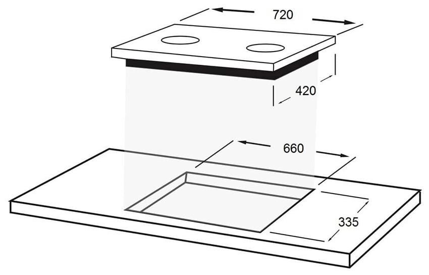 Bếp từ đôi Faber FB 2I (3.600W)