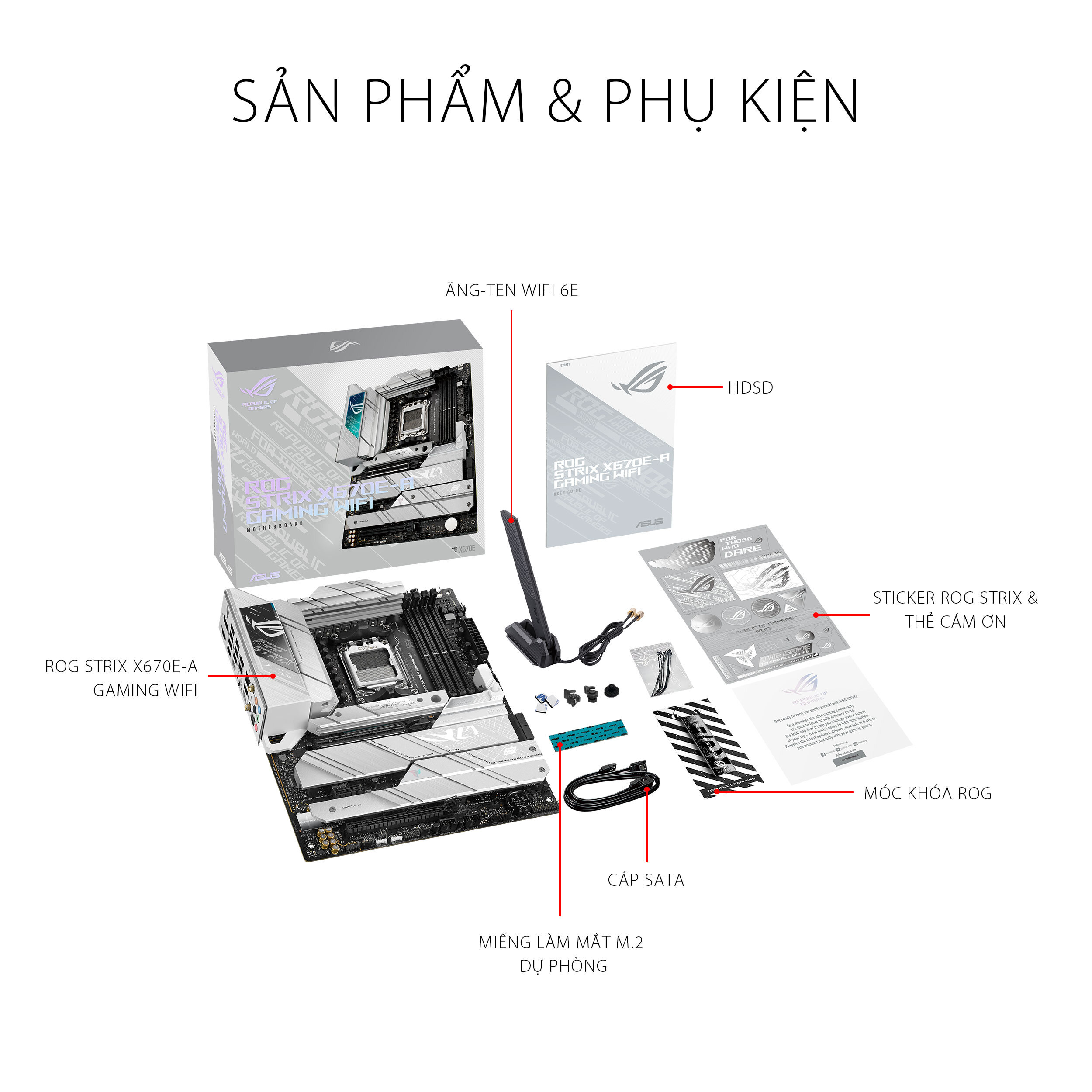 Mainboard ASUS ROG STRIX X670E-A GAMING WIFI