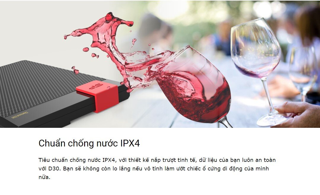 Ổ cứng di động SILICON POWER Diamond D30  Black, 2.5 inch 