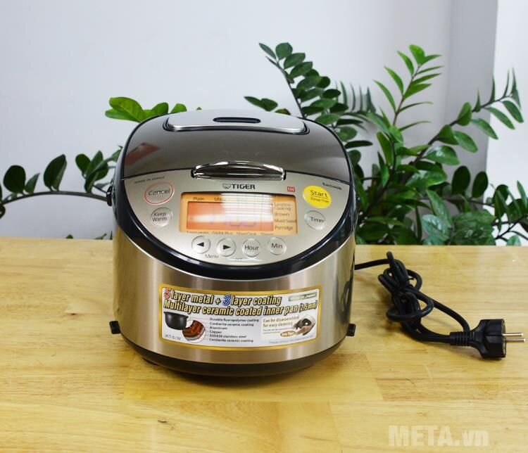 Nồi cơm điện tử cao tần Tiger JKT-S10W 1 lít