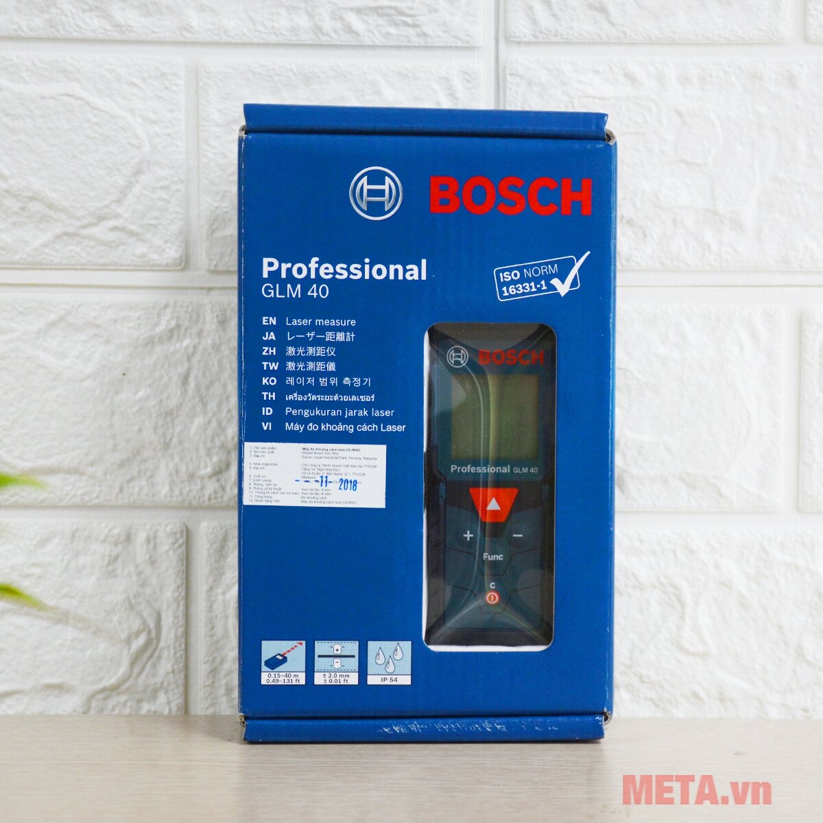 Máy đo khoảng cách laser Bosch GLM 40