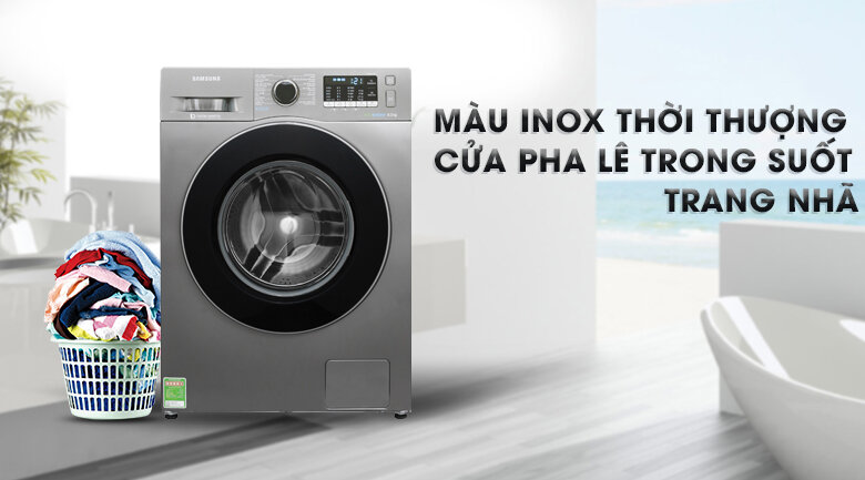 Thiết kế - Máy giặt Samsung Inverter 8 kg WW80J54E0BX/SV