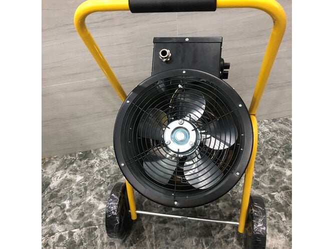 Máy sấy gió nóng công nghiệp Dorosin có quạt làm mát điện trở Máy sấy gió nóng công nghiệp Dorosin