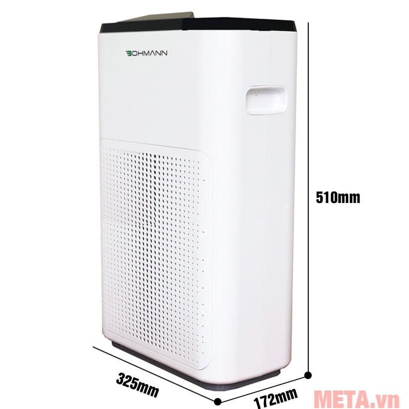 Kích thước Máy lọc không khí thông minh