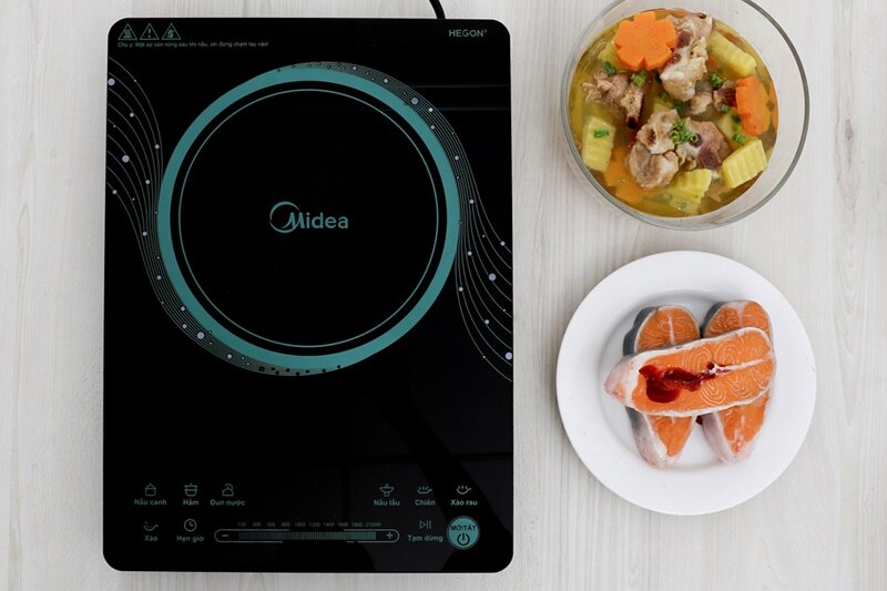 Bếp từ Midea MI-T2117DB Bếp từ Midea MI-T2117DB