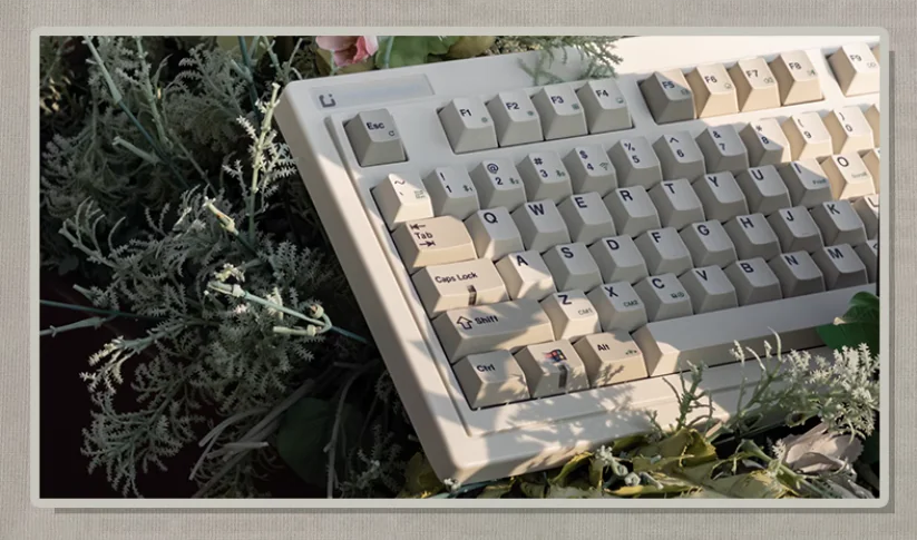 Bàn phím cơ FL-Esports OG87 Classical White 3 mode Kailh Ice Silver switch Led RGB 2