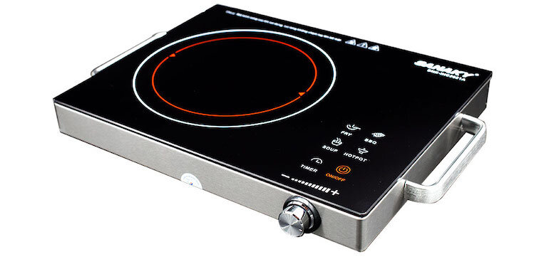 Bếp hồng ngoại dương 1 vùng nấu Sanaky SNK-IHC2021A