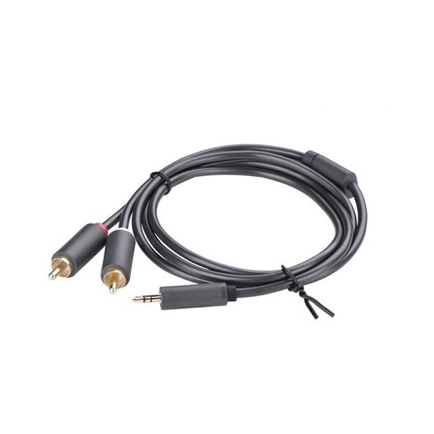 Cáp Audio 10m Ugreen 10514 từ 1 giắc 3.5mm 1 đực sang 2RCA đực 3
