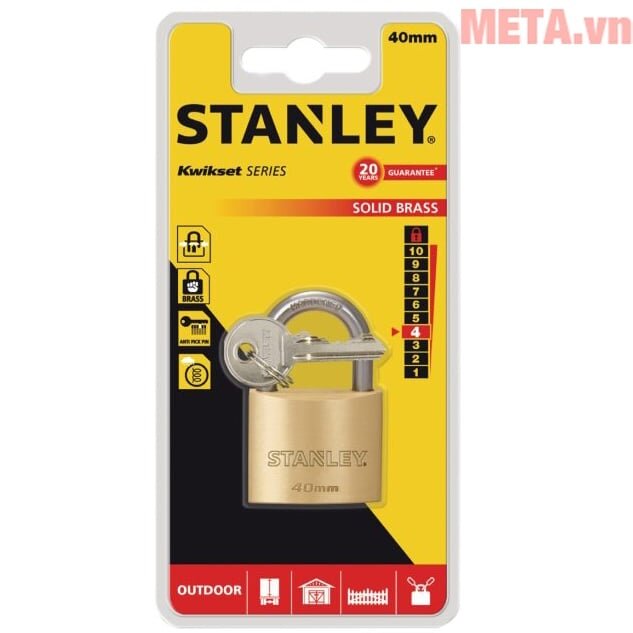 Vỉ nhựa bên ngoài thiết kế trong suốt Stanley S742-031