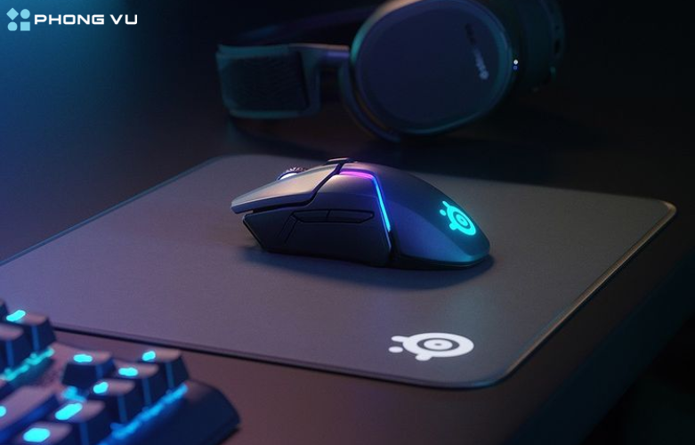 Lót chuột QcK Heavy Medium SteelSeries có độ dày 6mm và chống trượt tốt