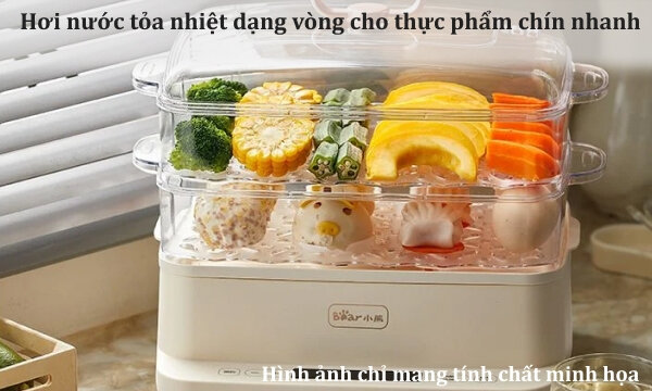 Nồi hấp đa năng Bear DZG-CA2D1