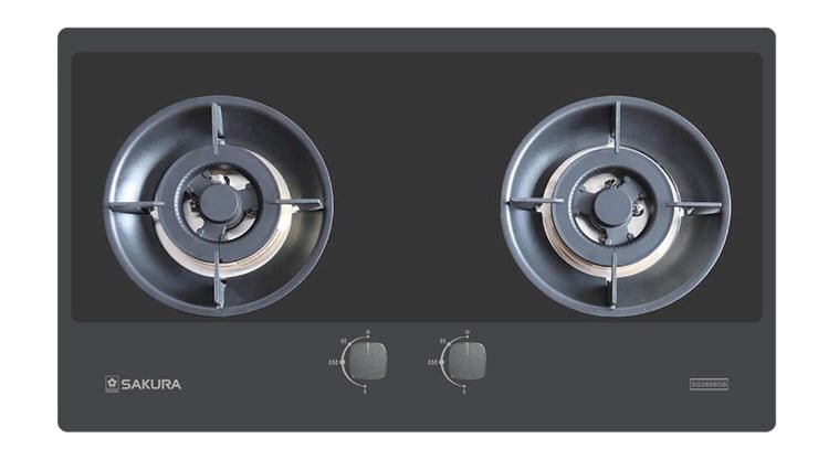 Thiết kế bếp gas âm Sakura SG-2668GB