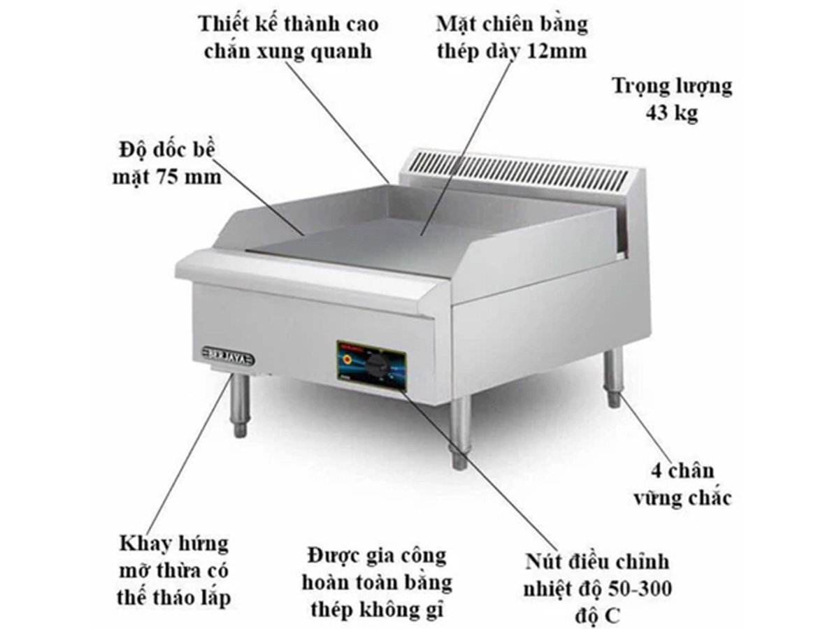 Bếp chiên phẳng dùng điện Berjaya EG3500-17
