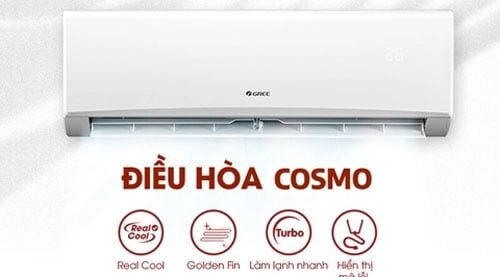 điều hòa Gree 9.000 BTU 2 chiều COSMO9HN có kiểu dáng hiện đại
