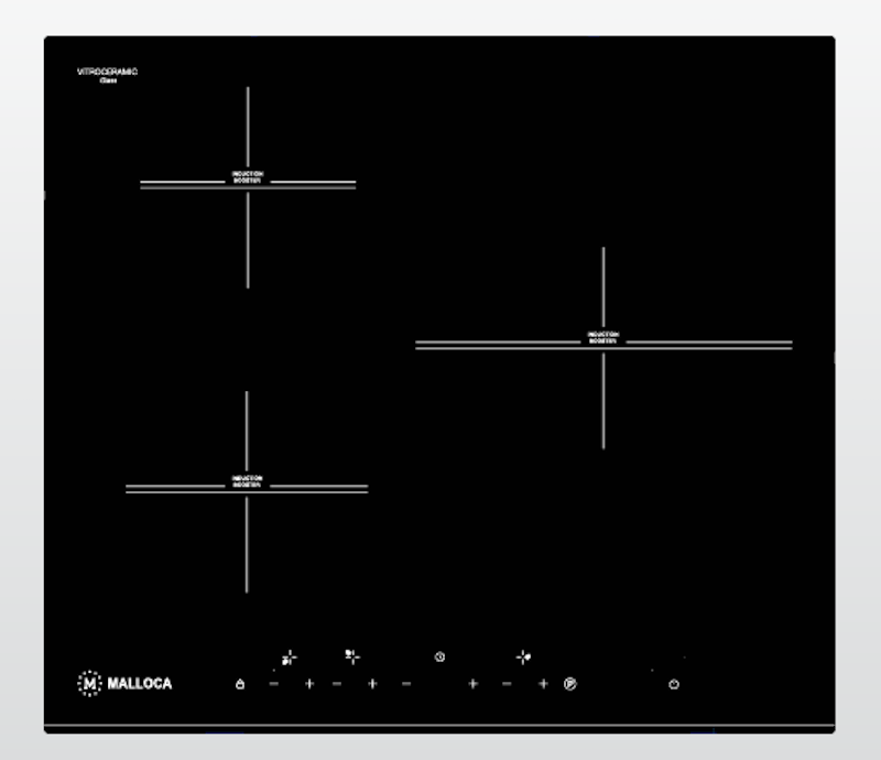Bếp từ âm Malloca MH-5903 I được trang bị bảng điều khiển cảm ứng dạng trượt hiện đại