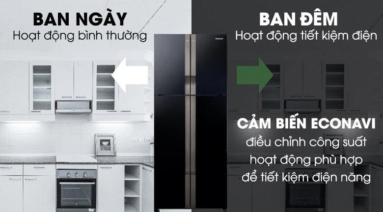 Tủ lạnh 4 cánh Inverter Panasonic NR-DZ600GKVN 550 Lít