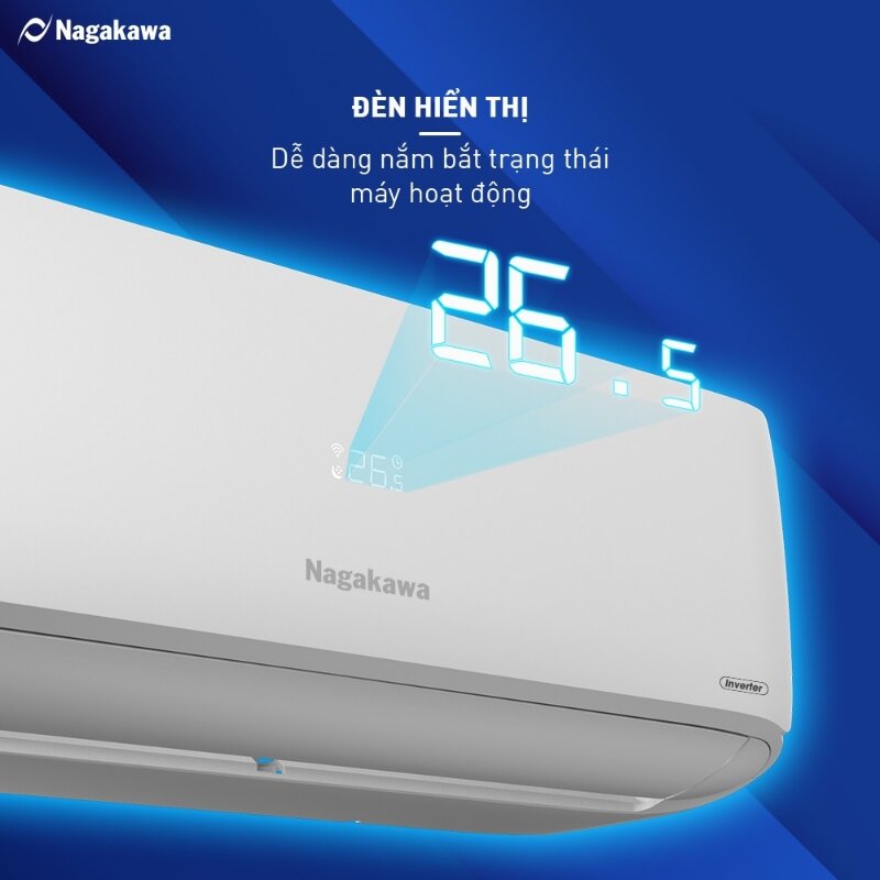 Điều hòa Nagakawa 9000 BTU 1 chiều Inverter NIS-C09R2H08 gas R-32