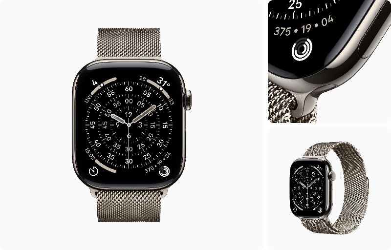 Đồng hồ thông minh Apple Watch Series 11 Titan 46mm GPS   Cellular Milanese Loop