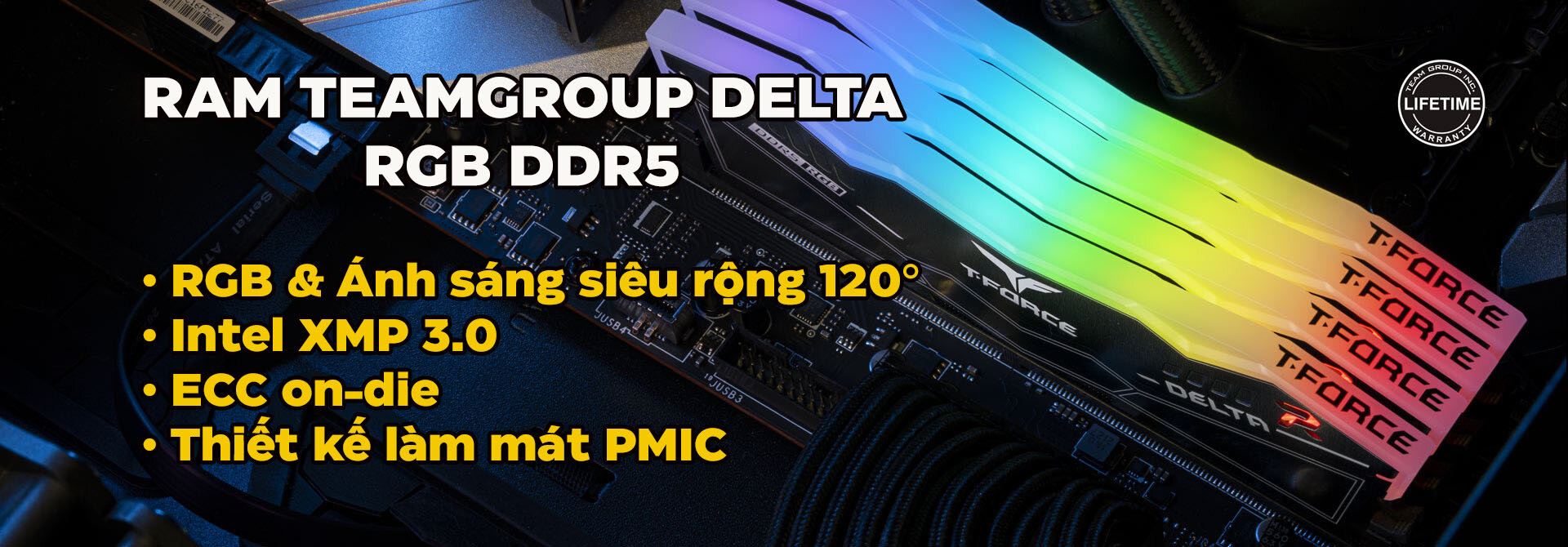 RAM Desktop TEAMGROUP DELTA RGB 