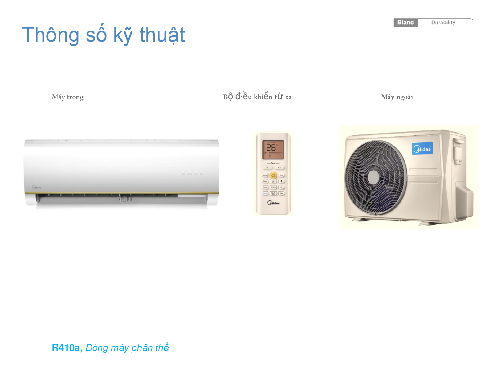 Điều hòa 1 chiều Midea MSMA2-10CRN1 9.000 BTU