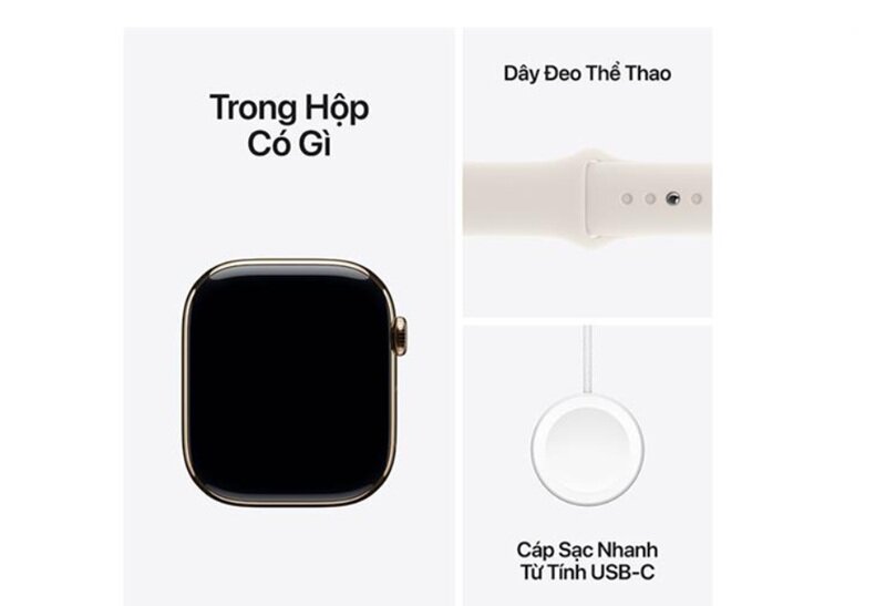 Apple Watch Series 10 4G 42mm Viền Titan Dây cao su