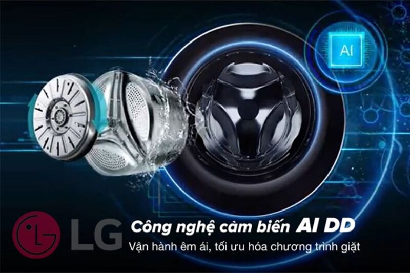 Máy giặt LG AI DD inverter 17kg TV2517SV7J