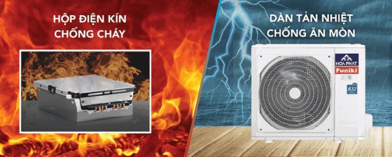Điều hòa Funiki 12000 BTU 2 chiều SH12MMC2 máy nén