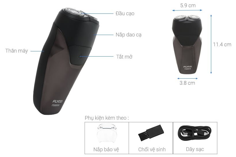 trọn bộ sản phẩm Flyco FS-888VN