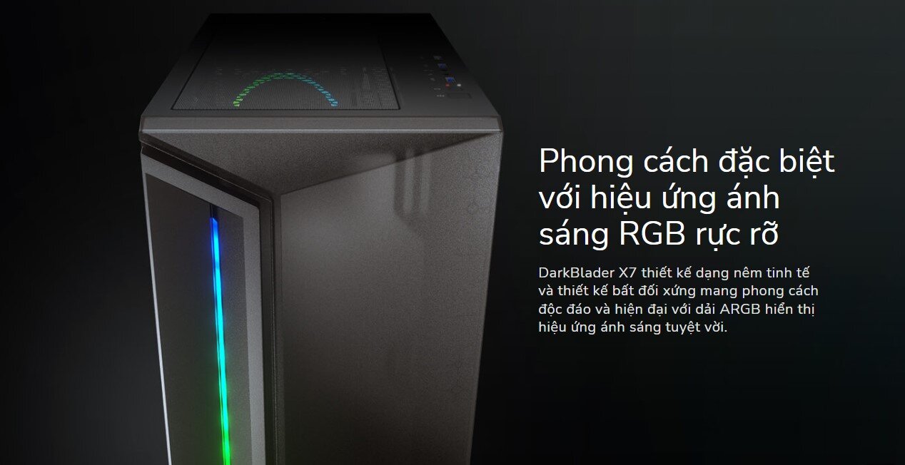 Vỏ Case Cougar DarkBlader X7 Midnight Green