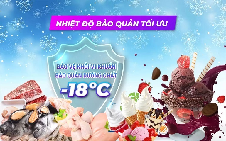 Tủ đông Sanaky 1 ngăn 750 lít VH-1008KA Tủ đông Sanaky 1 ngăn 750 lít VH-1008KA