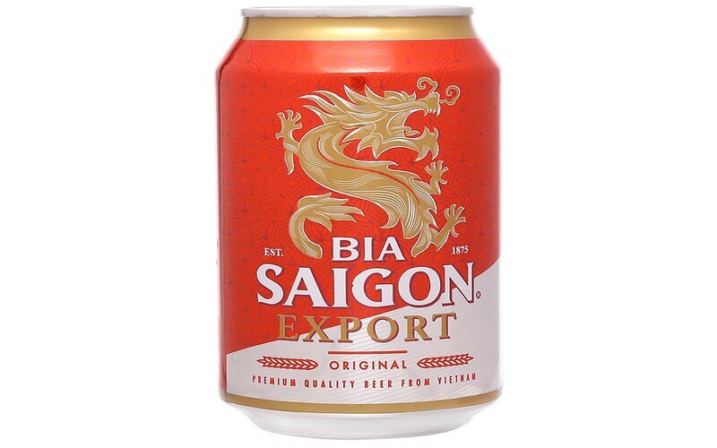 Thùng 24 lon bia Sài Gòn Export 330ml