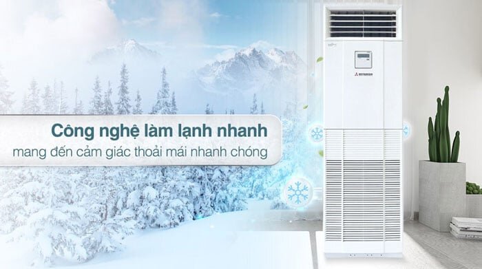 điều hòa cây Mitsubishi Heavy FDF71CNV-S5 FDC71CNV-S5 có khả năng làm lạnh nhanh